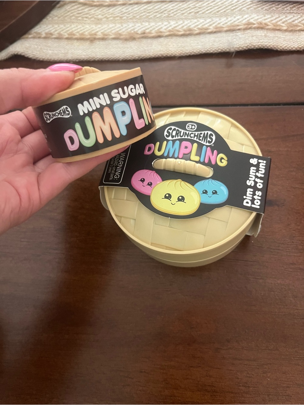 Mini and regular Sugar Dumpling Plush Toy
